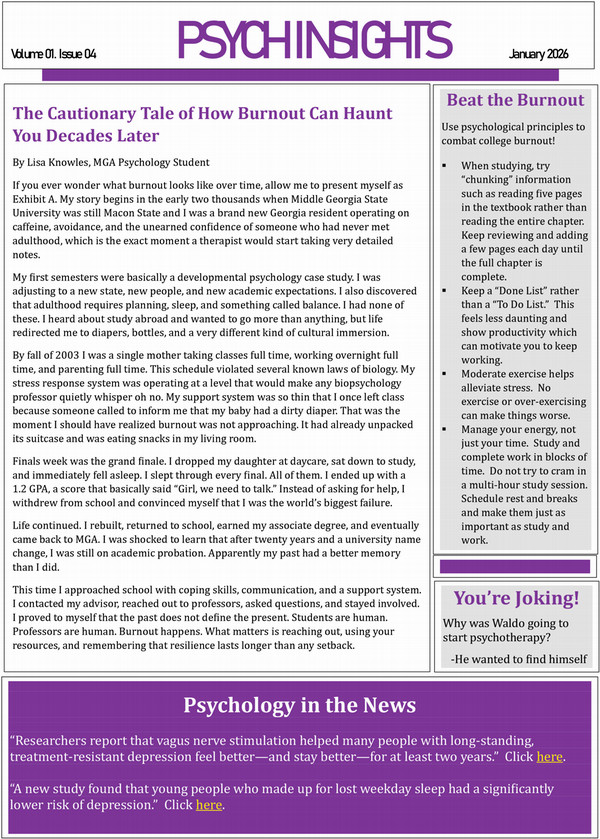 psych insights newsletter